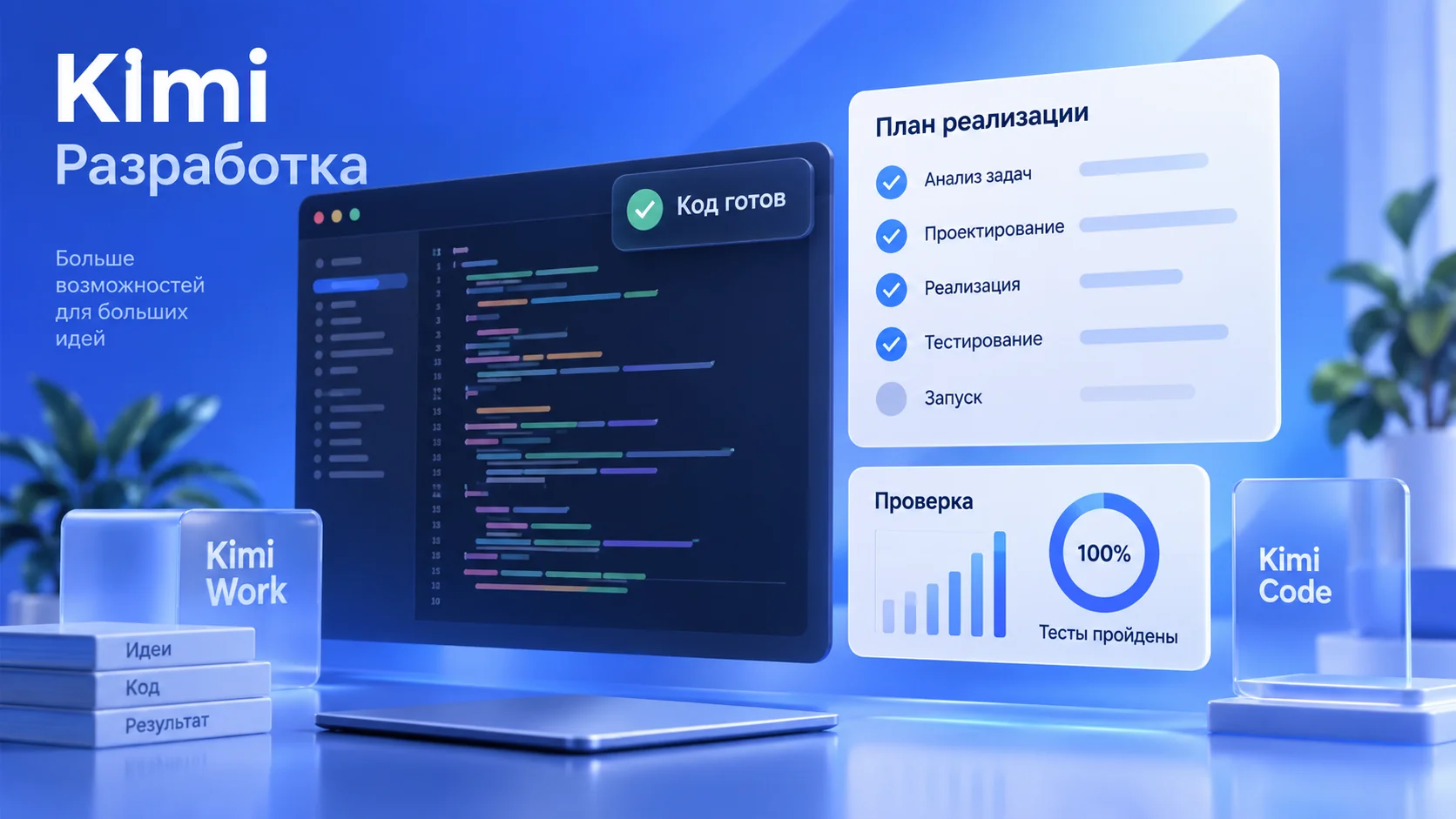Иллюстрация Kimi: создание интерфейса сайта и работа над продуктом